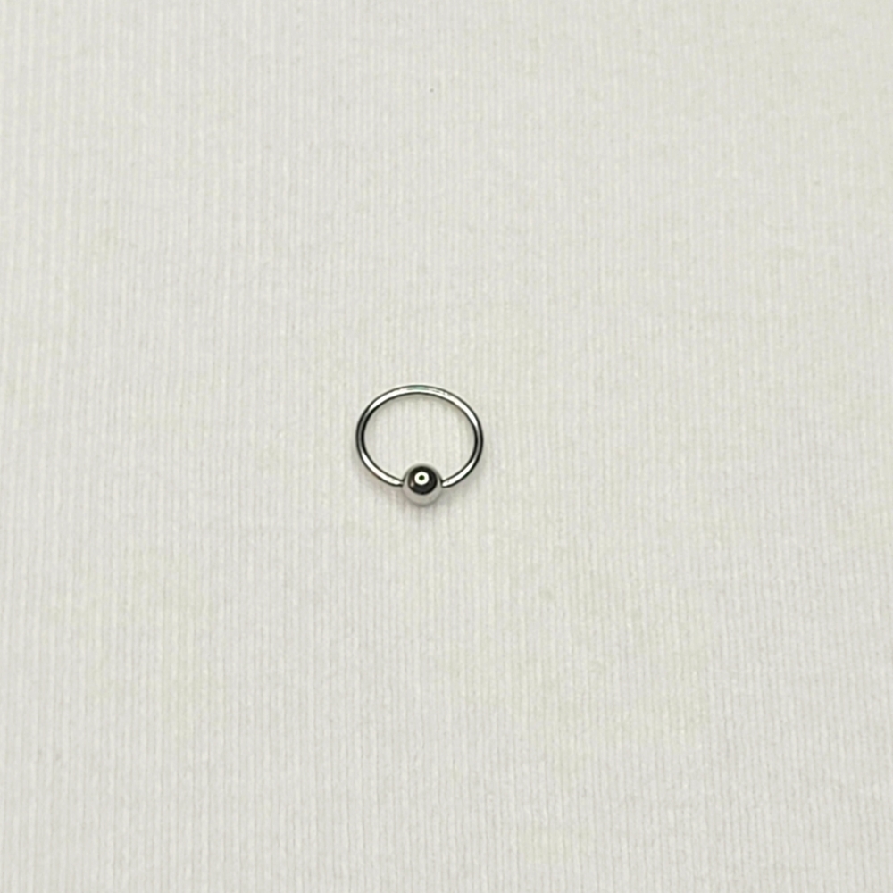 16 Gauge 14 Implant Grade Captive Bead Ring